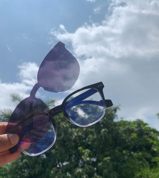 LENTES GRADUADOS CON SOBREPUESTO SOLAR